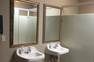 Restroom Sink Area - After
