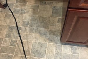 Behind Refrigerator - After